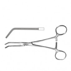 Husfeldt Atrauma Peripheral Vascular Clamp Stainless Steel, 17.5 cm - 7"